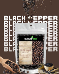Whole Spices, Seeds & Herbs (50g, Black Pepper) - Nurture Tree
