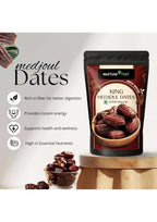 Nurture Tree Premium King Medjoul Dates 200g | Soft & Chewy Khajoor Dry Fruit | Naturally Sweet Caramel Taste | Healthy Snack for Weight Management | Zero Trans Fat