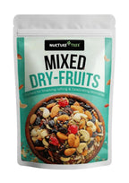Nurture Tree Mixed Dry Fruits – 11 Superfoods in 1 Nut Mix with Seeds 200g - Strawberry, Goji Berry, Blueberry, Munakka Raisins, Almonds, Cashews, Cranberries, Watermelon Seeds, Pumpkin, Flax & Sunflower
