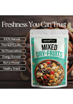 Nurture Tree Mixed Dry Fruits – 11 Superfoods in 1 Nut Mix with Seeds 200g - Strawberry, Goji Berry, Blueberry, Munakka Raisins, Almonds, Cashews, Cranberries, Watermelon Seeds, Pumpkin, Flax & Sunflower