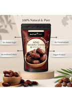 Nurture Tree Premium King Medjoul Dates 200g | Soft & Chewy Khajoor Dry Fruit | Naturally Sweet Caramel Taste | Healthy Snack for Weight Management | Zero Trans Fat