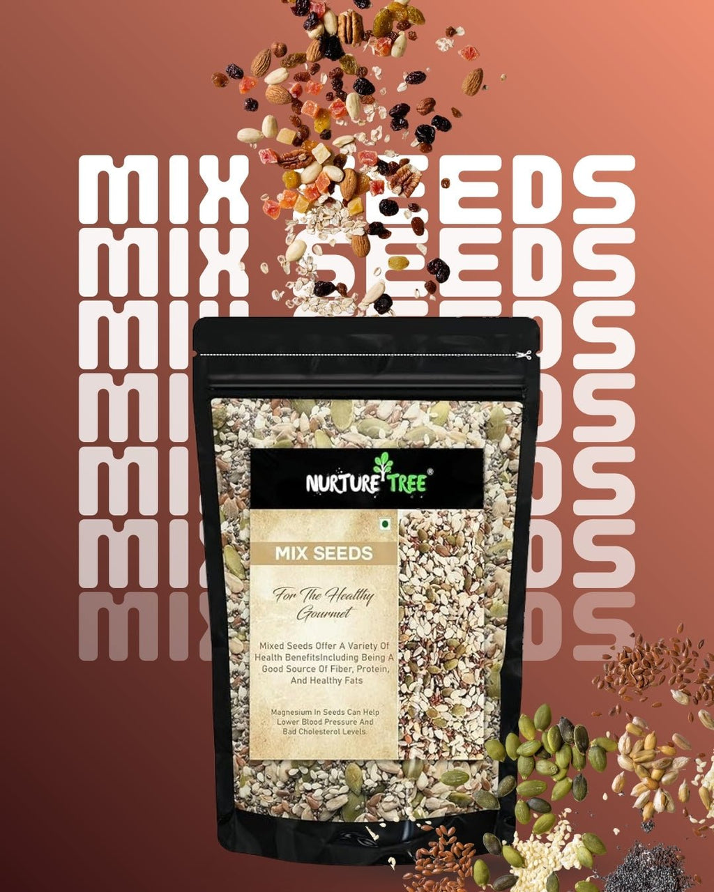 Nurture Tree 5 - in - 1 Raw Mixed Seeds - Nurture Tree