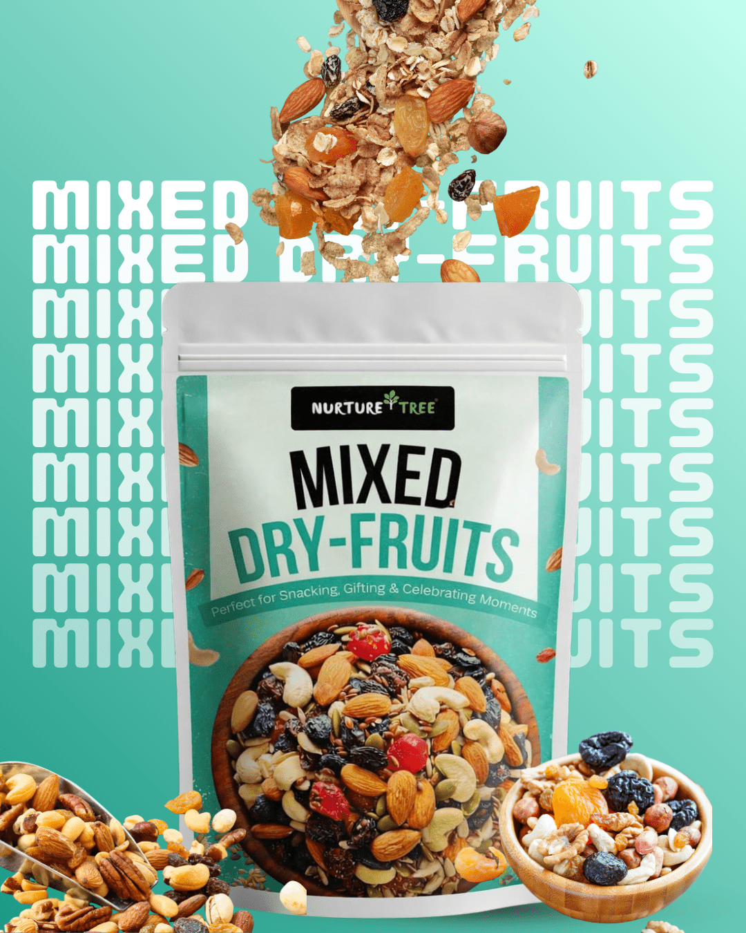 Nurture Tree Mixed Dry Fruits - Nurture Tree