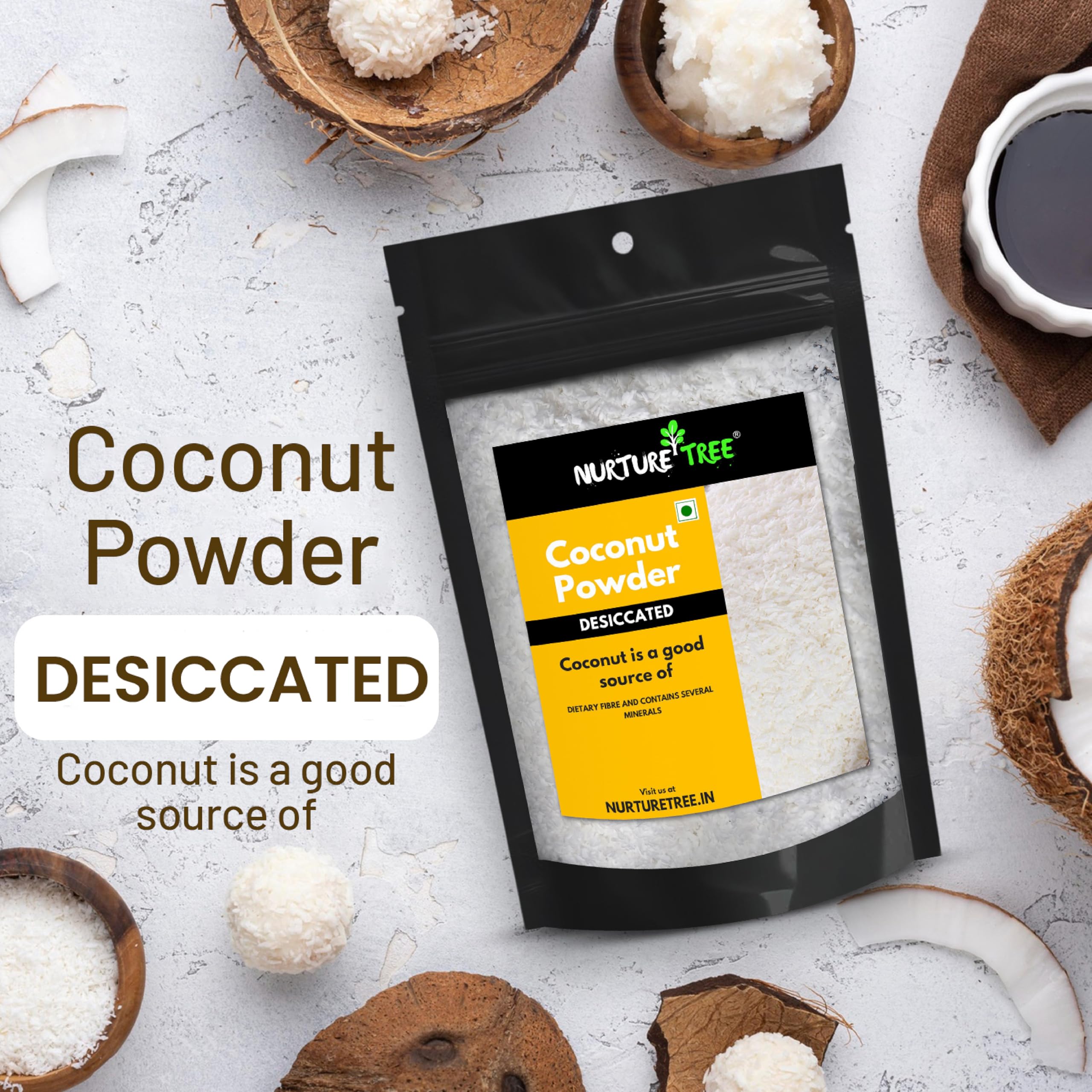 Nurture Tree Premium Desiccated Coconut Powder - Nurture Tree