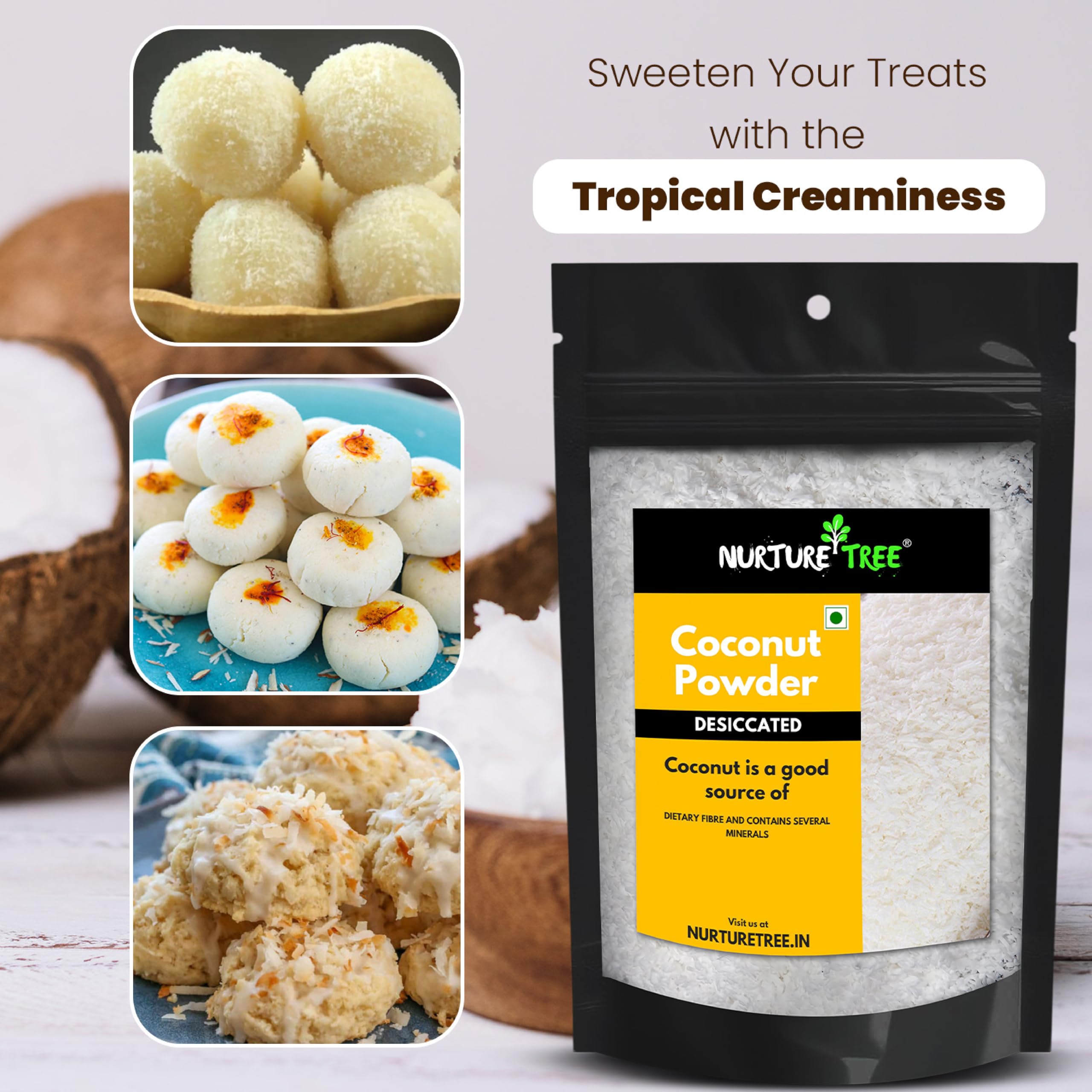 Nurture Tree Premium Desiccated Coconut Powder - Nurture Tree