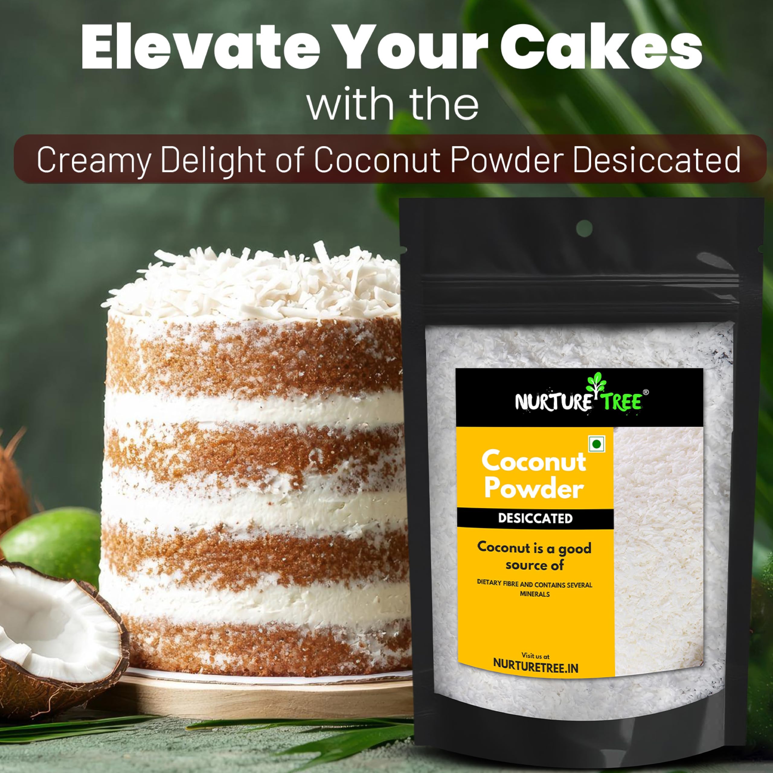 Nurture Tree Premium Desiccated Coconut Powder - Nurture Tree