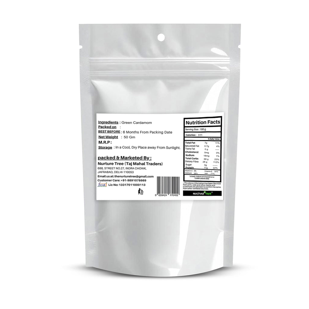 Nurture Tree Premium Green Cardamom (50g) - Nurture Tree