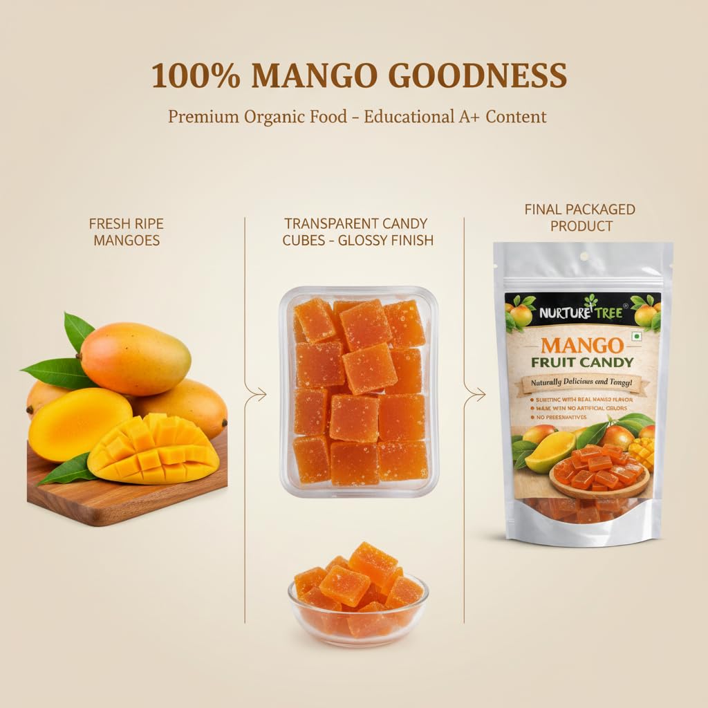 Nurture Tree Premium Mango Fruit Candy - Nurture Tree