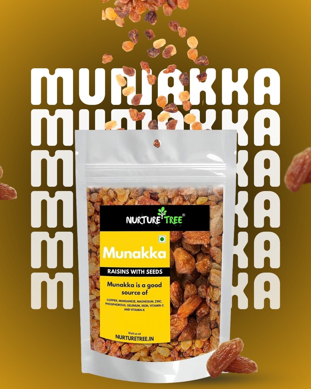 Nurture Tree Premium Munakka Raisins - Nurture Tree