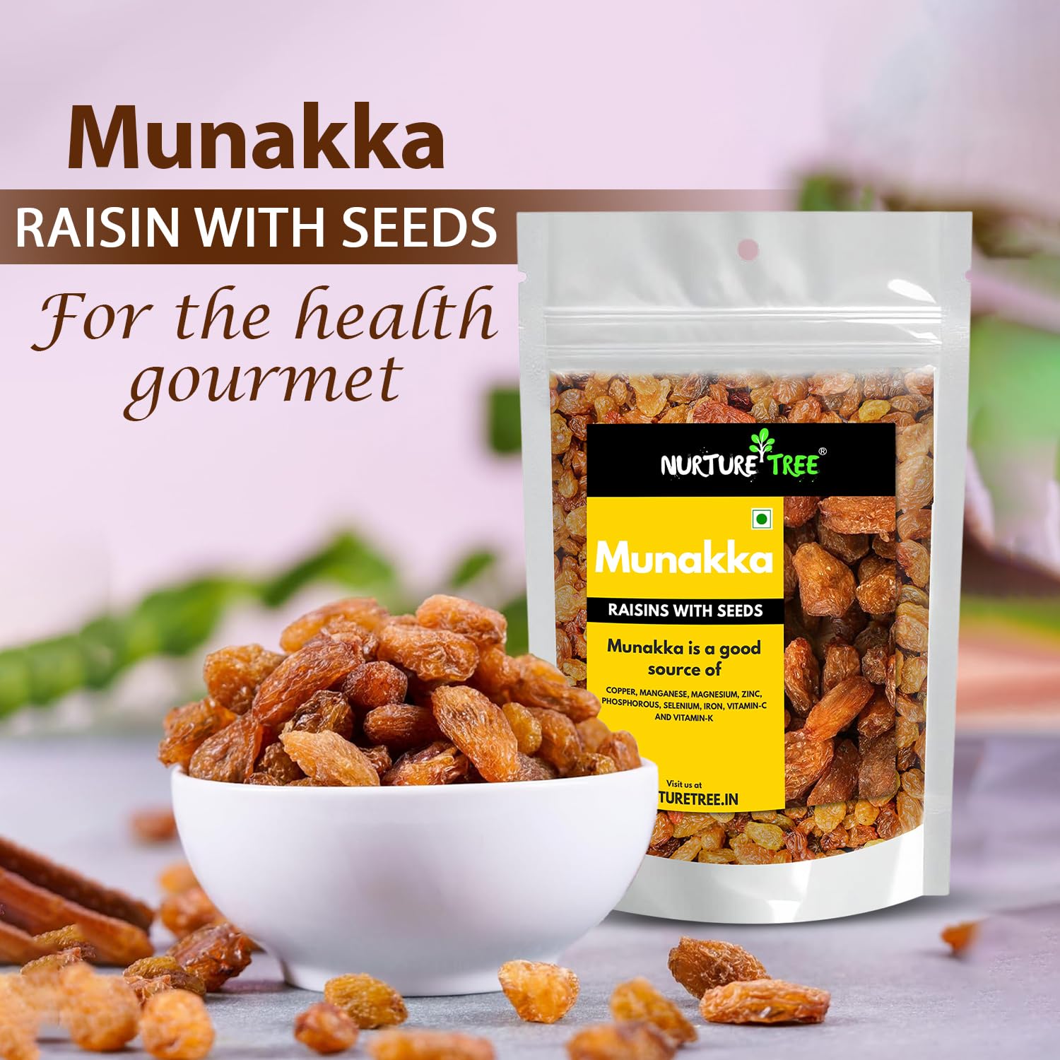Nurture Tree Premium Munakka Raisins - Nurture Tree