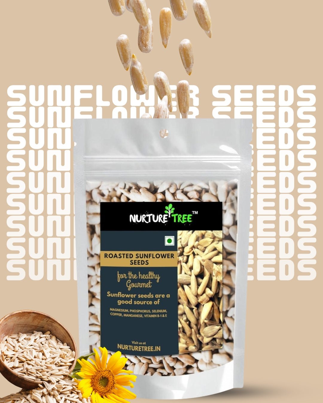 Nurture Tree Premium Raw Sunflower Seeds - Nurture Tree