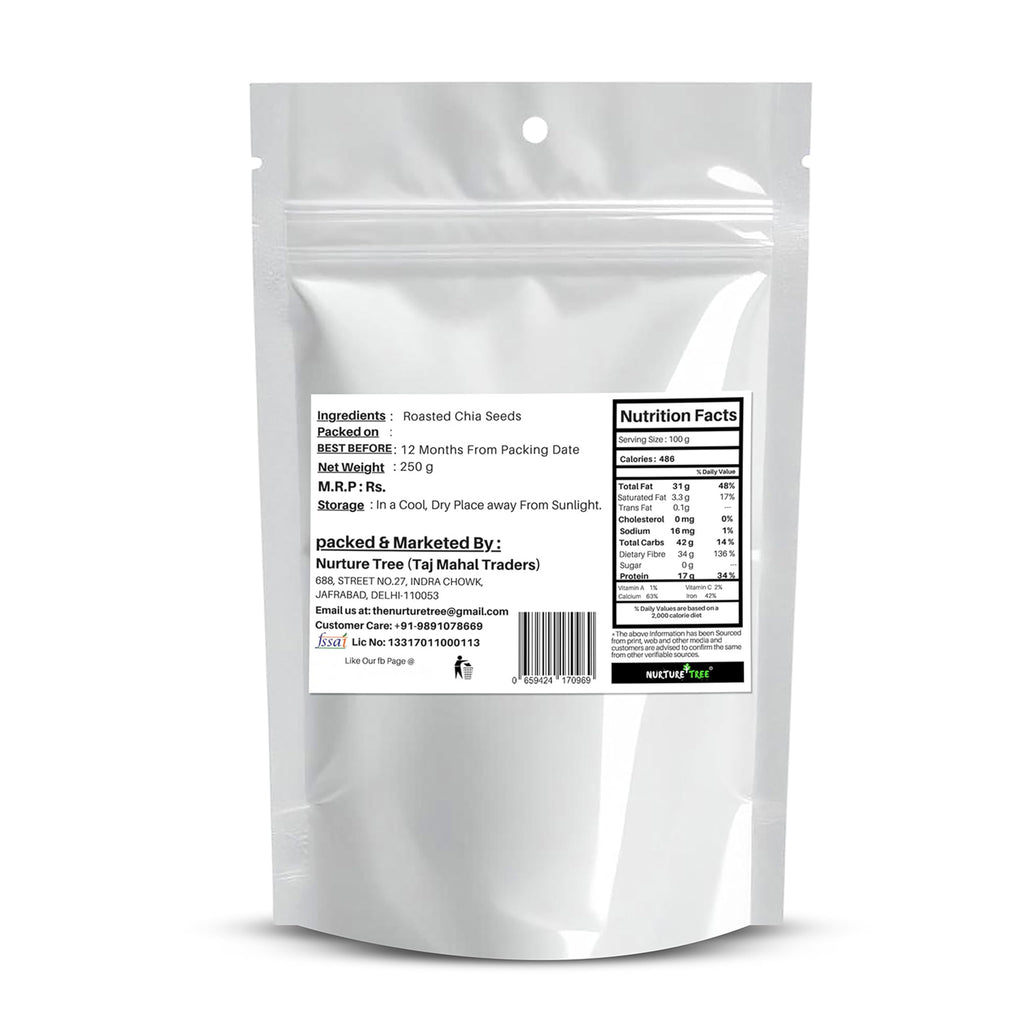 Nurture Tree Premium Roasted Chia Seeds - Nurture Tree