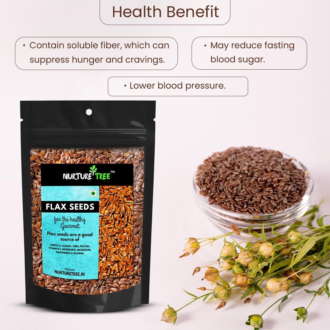 Nurture Tree Premium Roasted Flax Seeds - Nurture Tree
