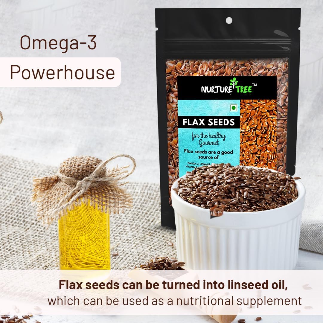Nurture Tree Premium Roasted Flax Seeds - Nurture Tree