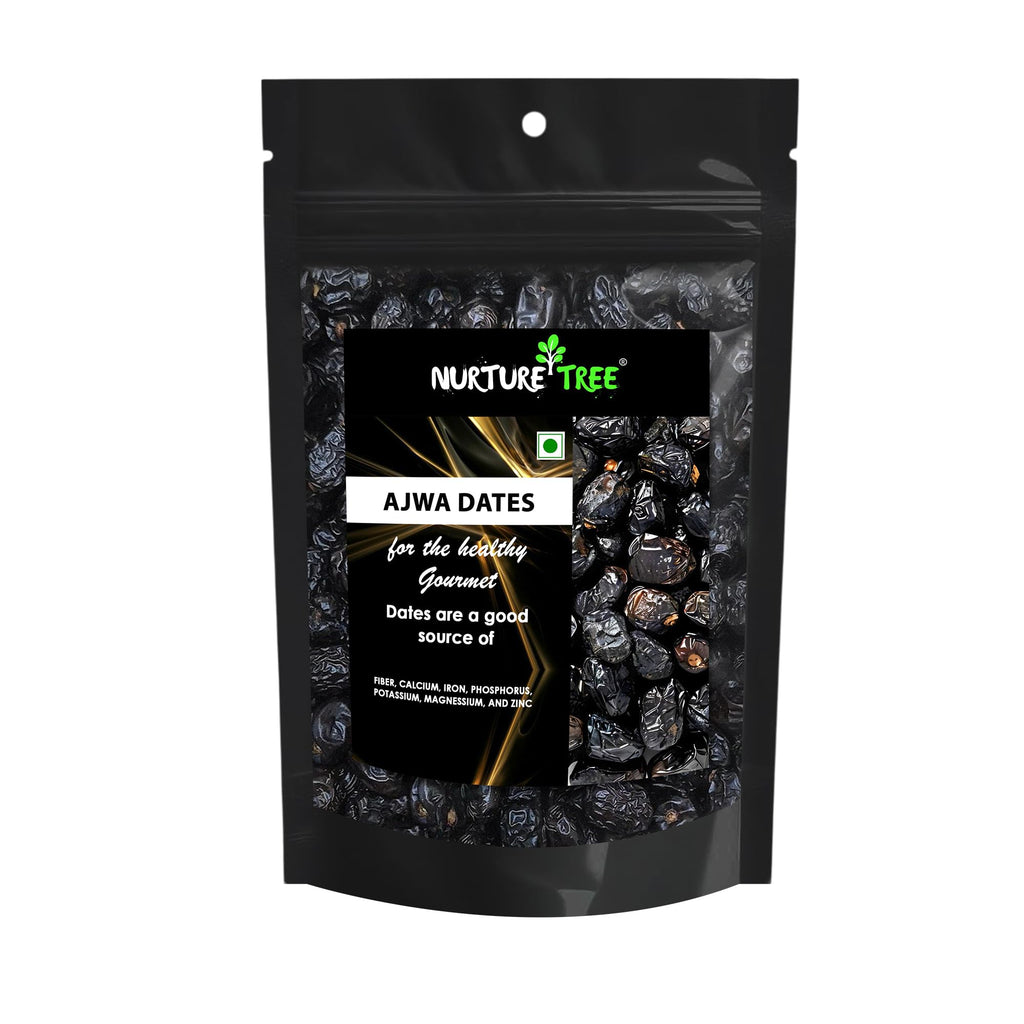 Nurture Tree Premium Saudi Ajwa Dates | Soft & Delicious Arabian Dates - Nurture Tree