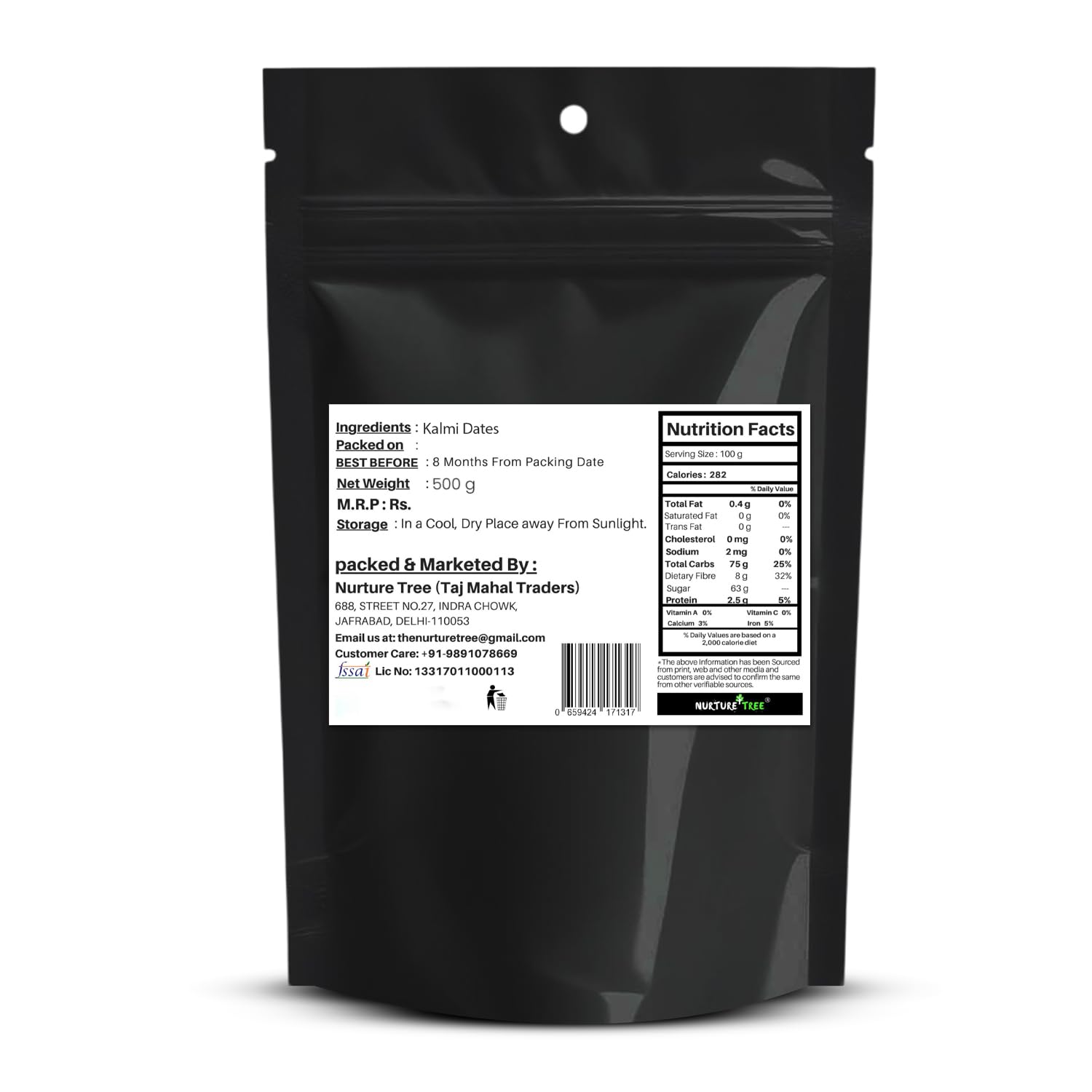 Nurture Tree Premium Saudi Kalmi Dates - Nurture Tree