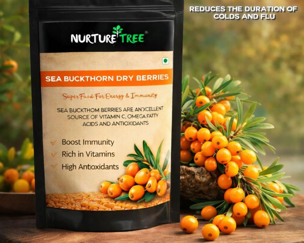 Nurture Tree Premium Sea Buckthorn Dried Berries - Nurture Tree