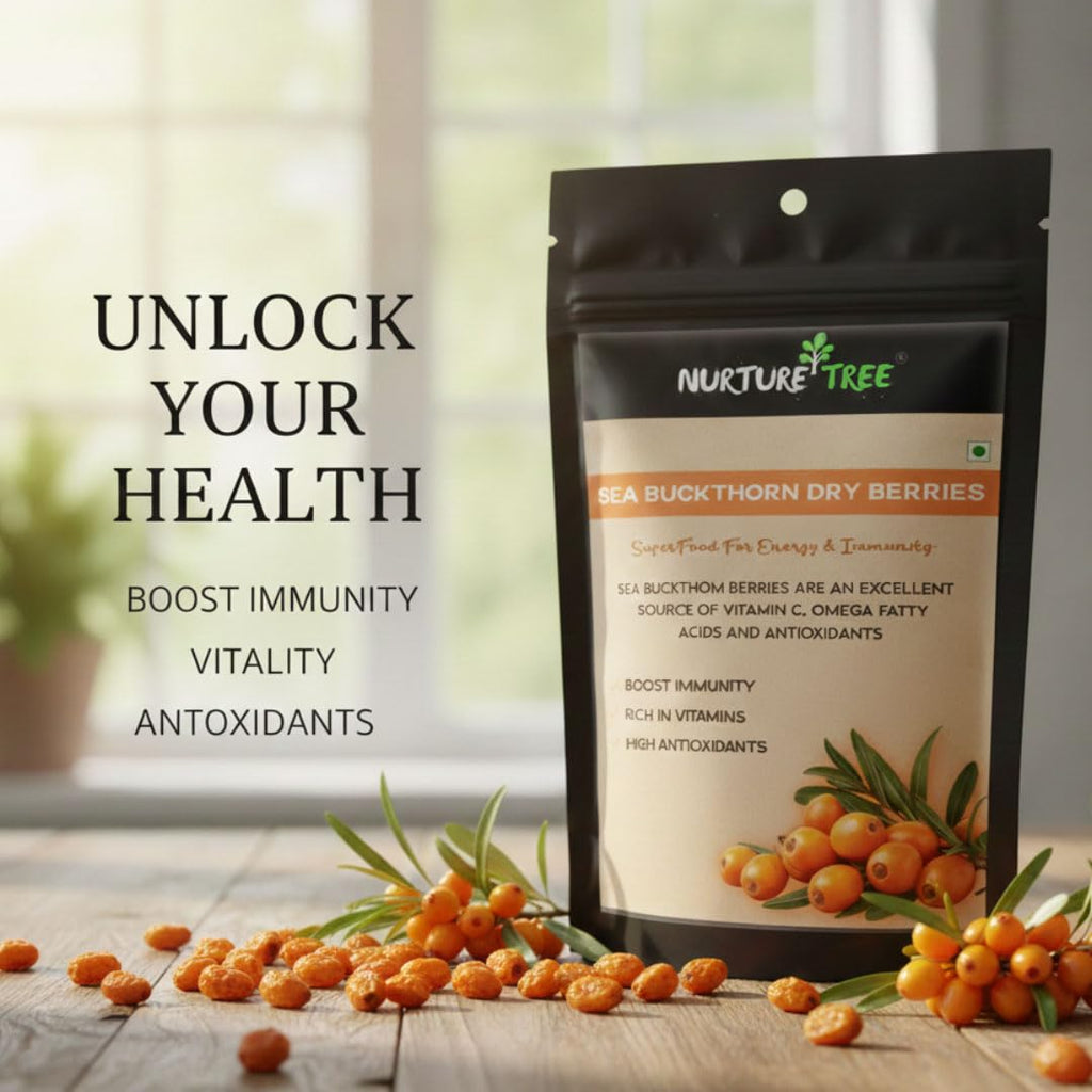 Nurture Tree Premium Sea Buckthorn Dried Berries - Nurture Tree