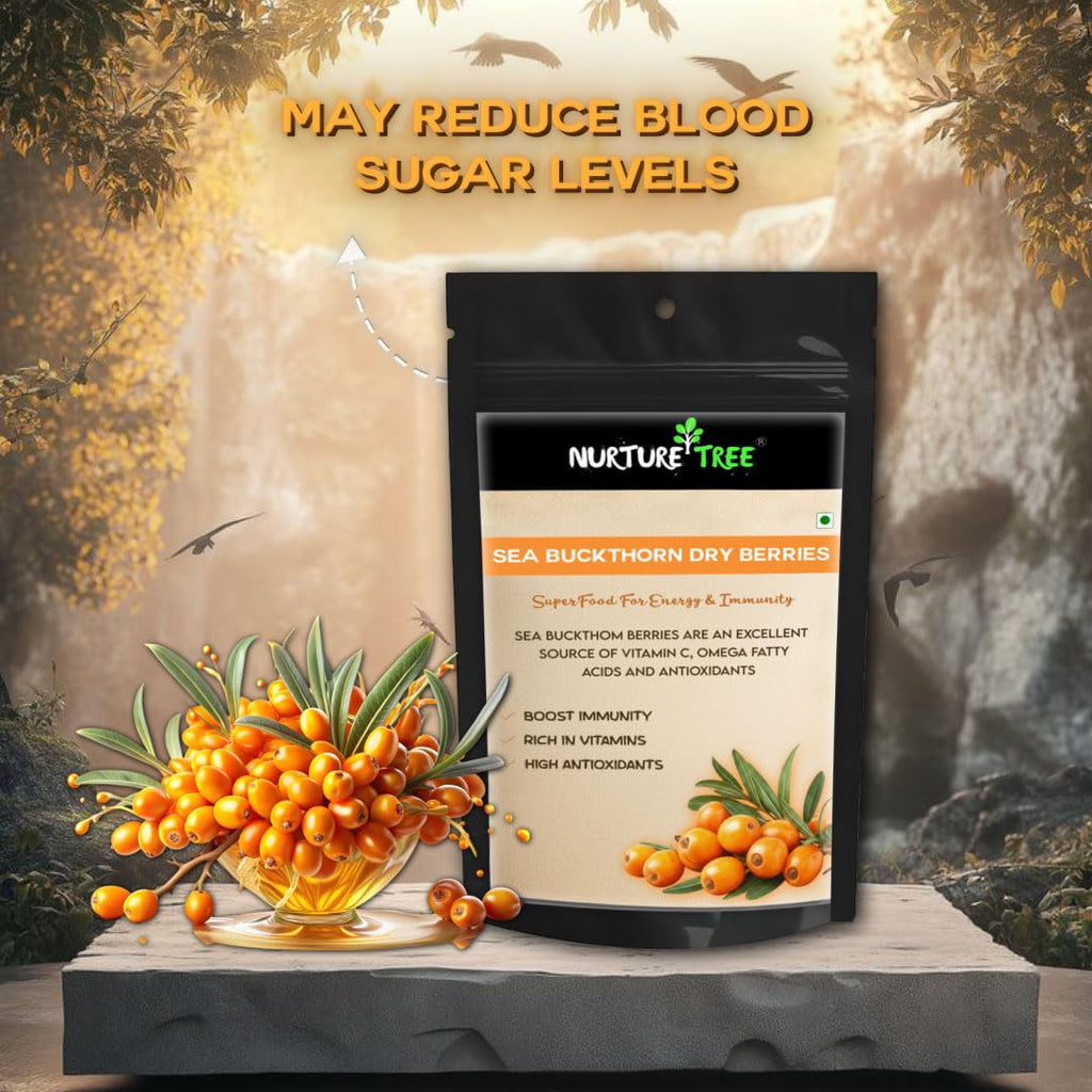 Nurture Tree Premium Sea Buckthorn Dried Berries - Nurture Tree