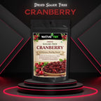 Nurture Tree Premium Sugar - Free Dried Cranberries for Healthy Snacking - Nurture Tree