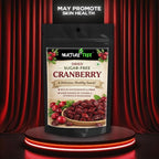 Nurture Tree Premium Sugar - Free Dried Cranberries for Healthy Snacking - Nurture Tree