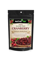 Nurture Tree Premium Sugar - Free Dried Cranberries for Healthy Snacking - Nurture Tree