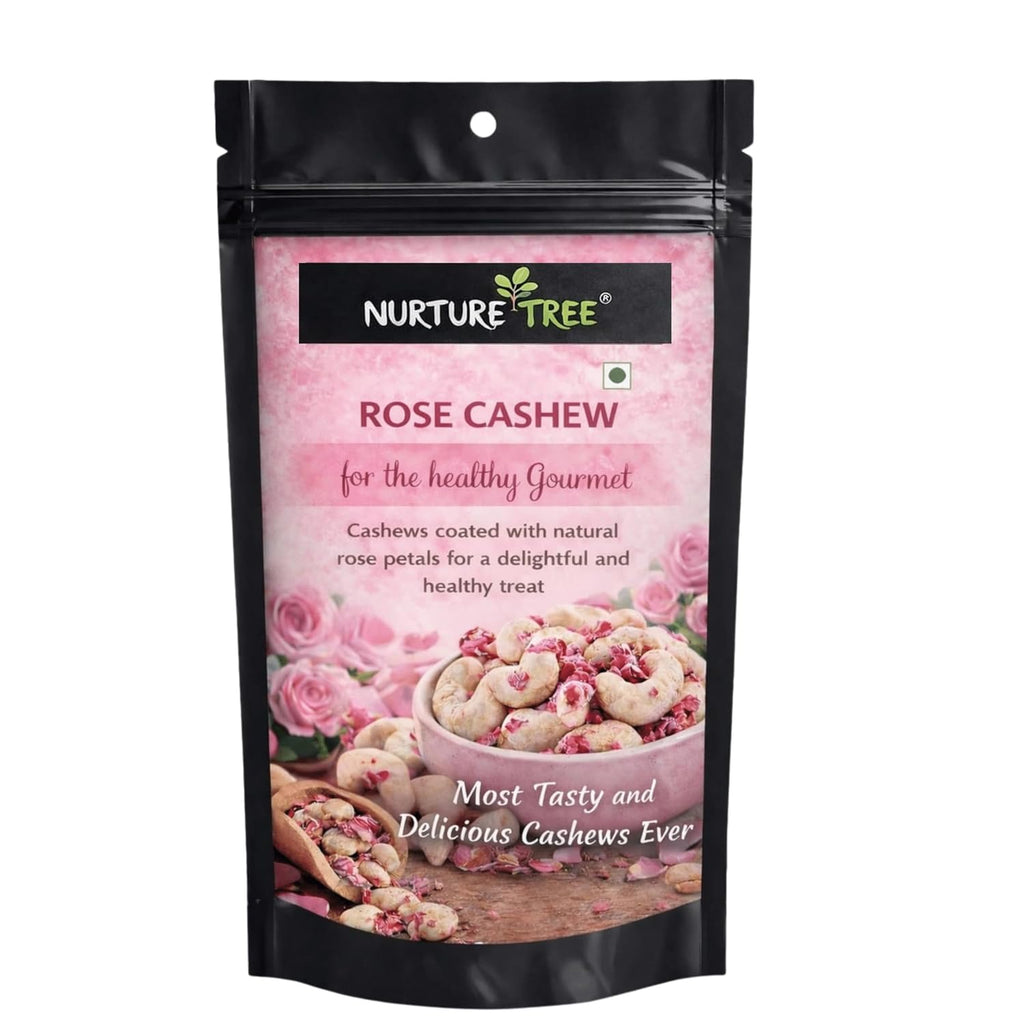 Nurture Tree Rose Petal Cashews - Nurture Tree