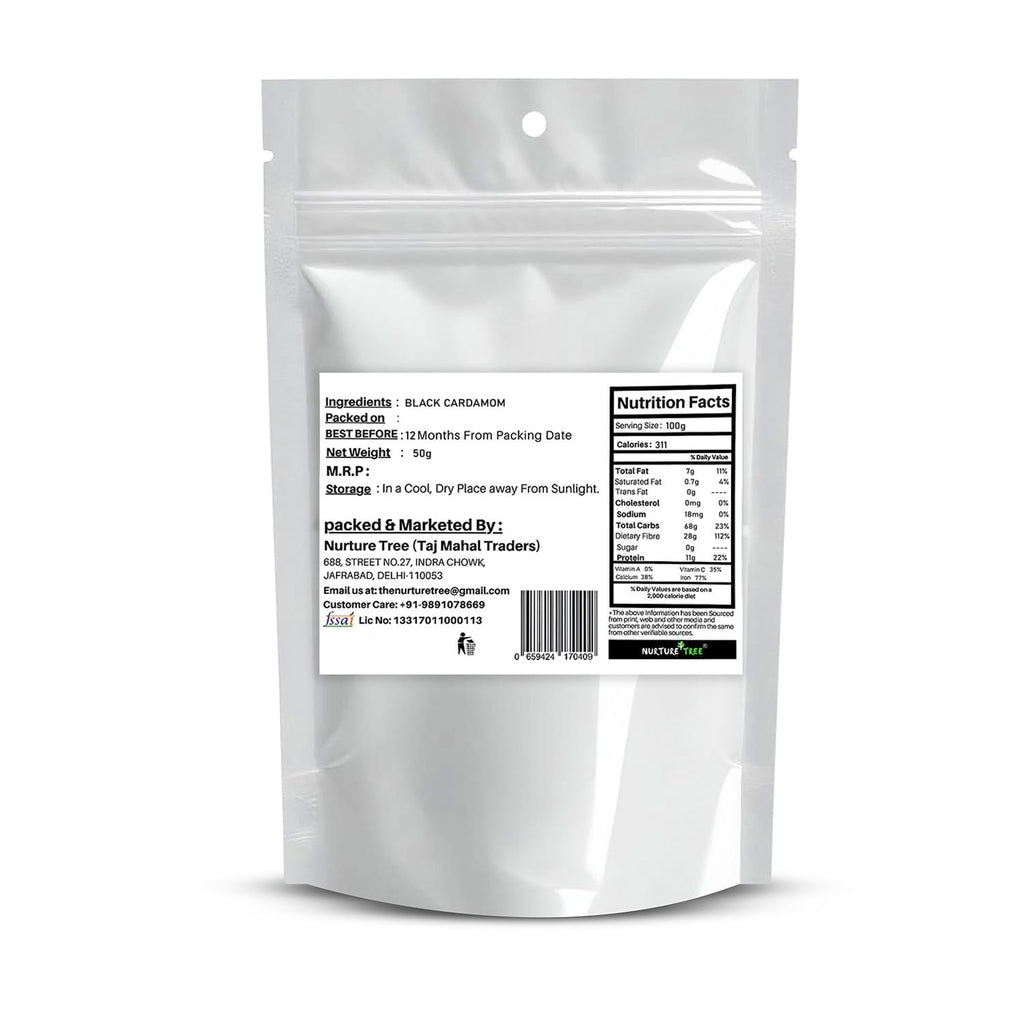 Whole Spices, Seeds & Herbs (50g, Black Pepper) - Nurture Tree