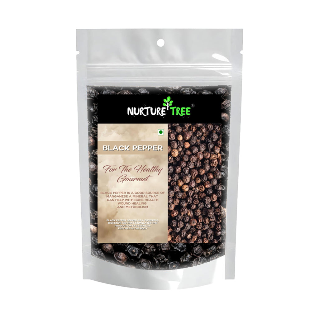 Whole Spices, Seeds & Herbs (50g, Black Pepper) - Nurture Tree